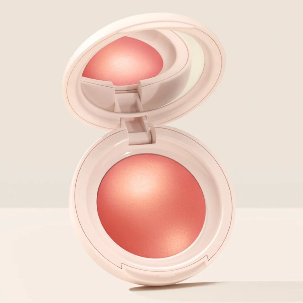 RARE Beauty Soft Pinch Luminous Powder Blush - Joy, Muted Peach Color